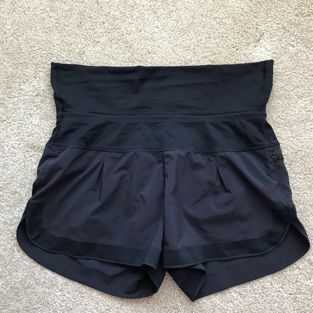 EUC black Lululemon shorts, size 6